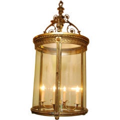Large Gilt Bronze Lantern