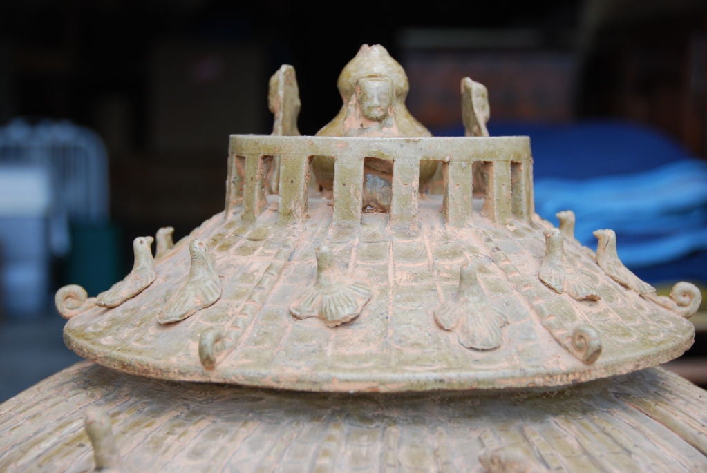 Pair of Earthenware Censers