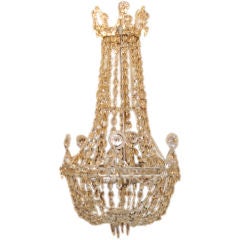 Crystal Corbeille Chandelier