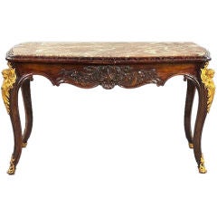 19th Century Louis XV Style Beechwood Table de Milieu