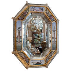 Sensational Venetian Murano Micro Mosaic Mirror