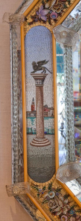 19th Century Sensational Venetian Murano Micro Mosaic Mirror