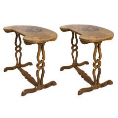 Fine Pair of Baltic Side Tables
