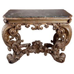 18th C. Italian Baroque Console Table