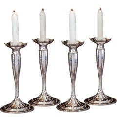 Fabulous Set of 4 Tiffany & Co Candlesticks