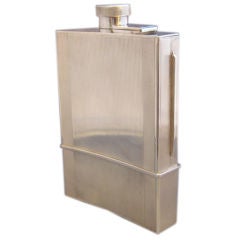 Marvelous Asprey & Co Flask & Cigarette Box