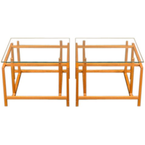 Architectural Side Tables by Henning Norgarrd for Komfort