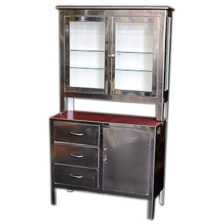 Vintage Steel "Hoosier" Cabinet