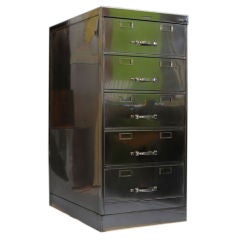 Used 5 Drawer Double Index File Cabinet by Steelcase