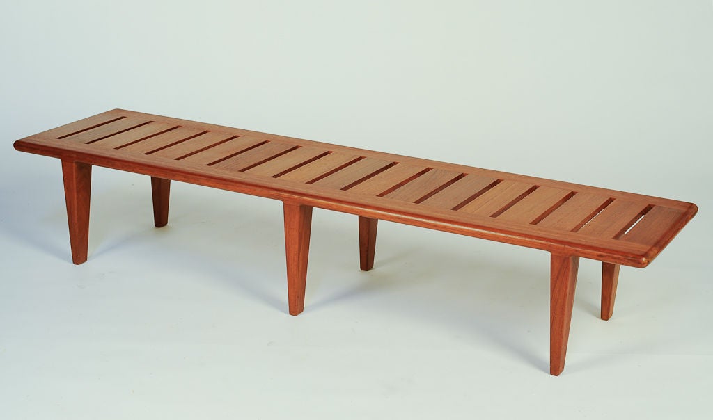 Fresh from a well groomed local estate, this table is both simple and elegant. Branded on underside Johannes Hansen Copenhagen