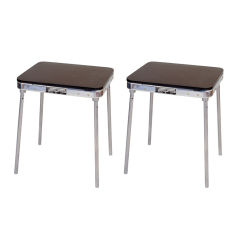Pair of Military Campaign Tables