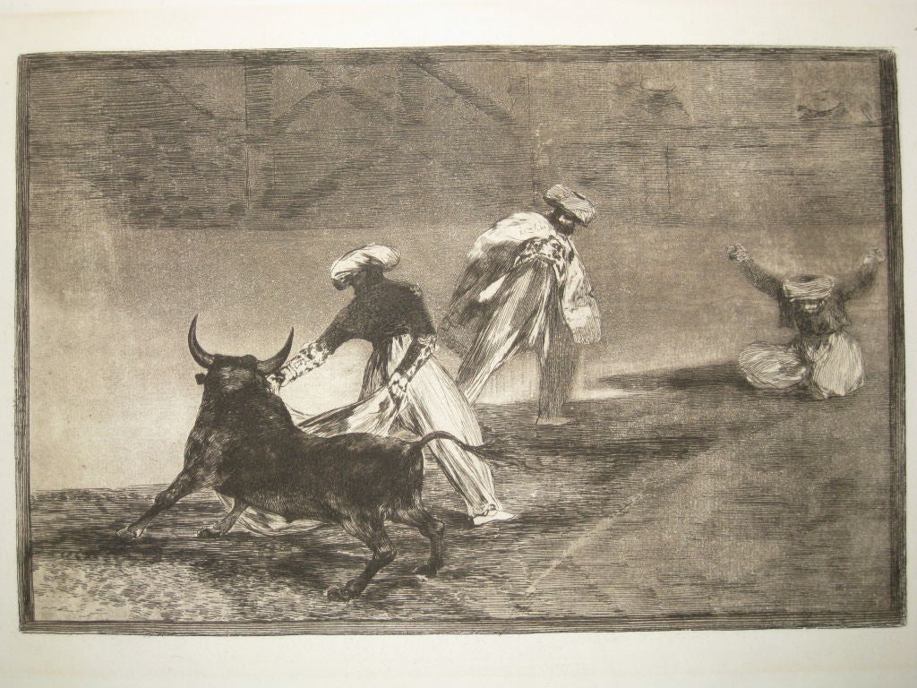 Tauromachia (Plate 4) by Goya