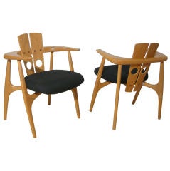 Pair of "Katita" Chairs by Sergio Rodrigues
