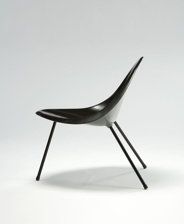 Danish Tripod chair by Poul Kjaerholm