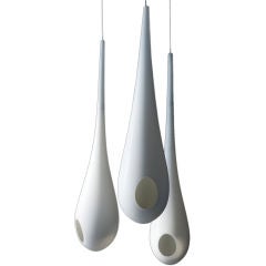 "Milk Drop" Illuminated Glass Sculpture by Jeff Zimmerman 11