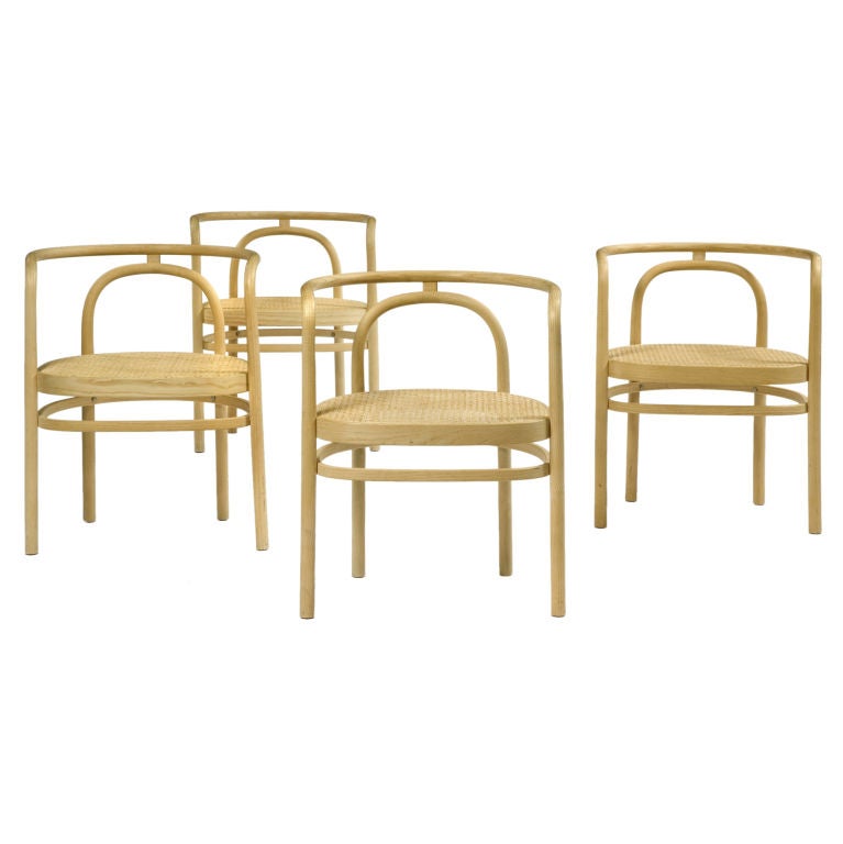 Set of Four PK 15 Chairs by Poul Kjaerholm