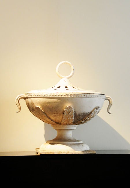 A Pair of Early Twentieth Century Cast Iron Braziers
