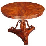 Austrian Biedermeier center table of finest quality
