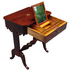 Used Viennese Biedermeier Lady's Make-Up Table