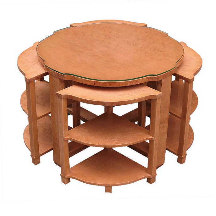French Art Deco Nest of Tables