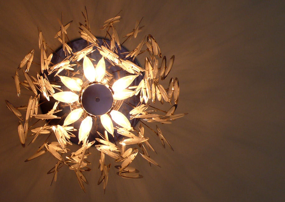 Extraordinary AV Mazzega Italian Chandelier