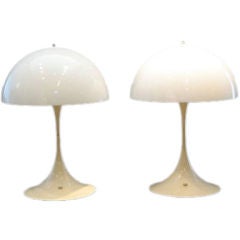 Pair of Original Vernor Panton "Panthella" Lamps