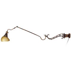 Antique Unusual Wall Mounted Dental Lamp