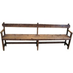 Slatted Farm Bench