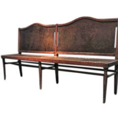 Used Bistro Wooden Bench