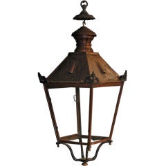 Antique Copper Outdoor Garden Lantern