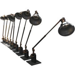 Used Adjustable Metal Hospital Desk Lamp