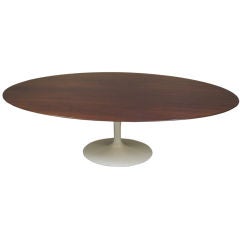 Large 96" Oval Knoll Saarinen Dining Table