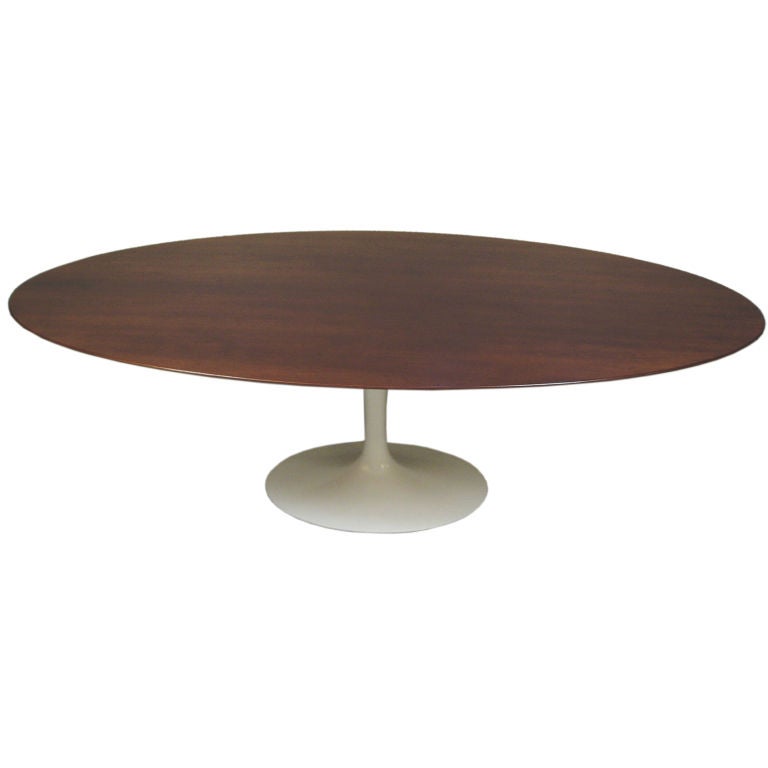 Large 96" Oval Knoll Saarinen Dining Table