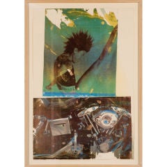 Tribute 21 Lithograph by Robert Rauschenberg