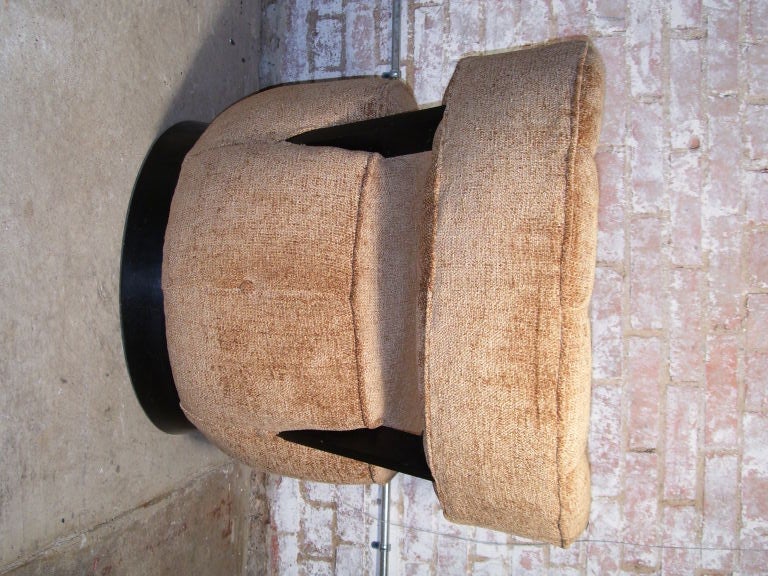 American Pair of Barrel Chairs Designed by Gilbert Rohde for Kroehler