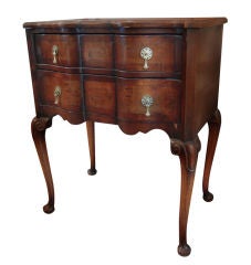 Two Drawer Commode with drop pulls
