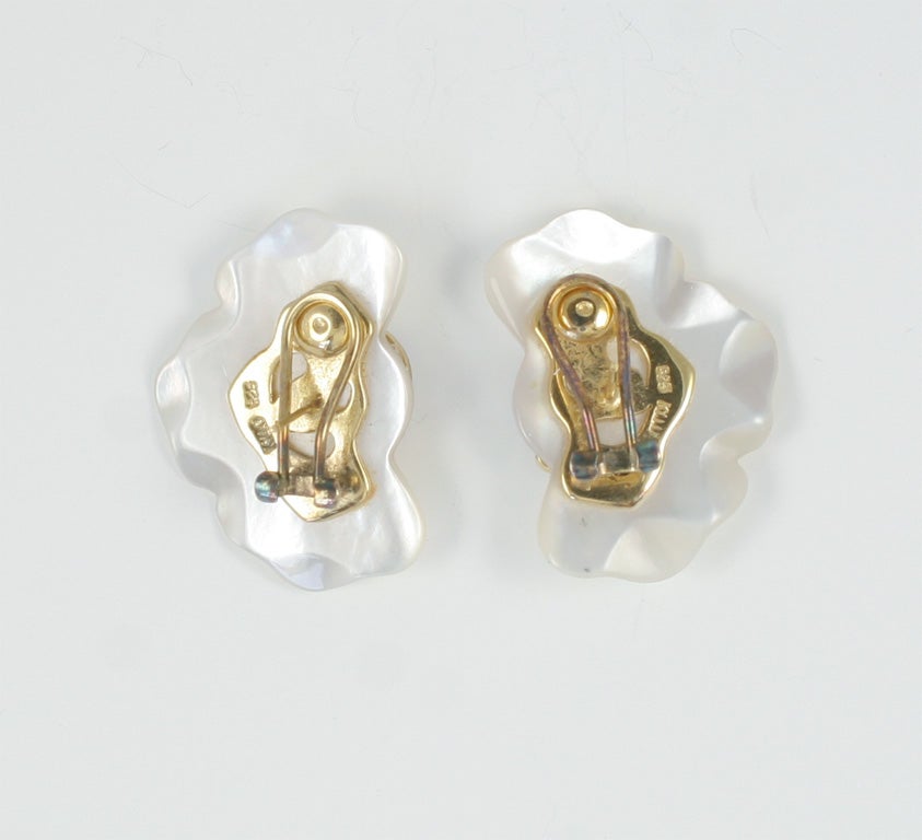 Kai-Yin Lo Mother of pearl ss vermille and citrine earrings 1