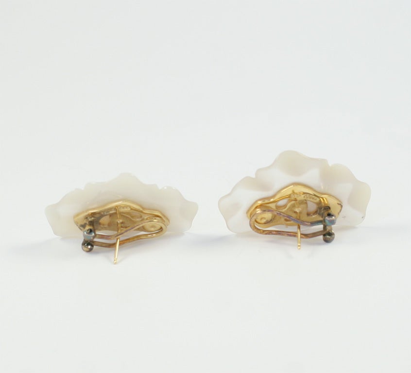 Kai-Yin Lo Mother of pearl ss vermille and citrine earrings 3