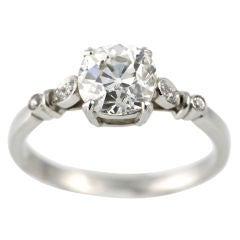 Vintage Cushion diamond ring