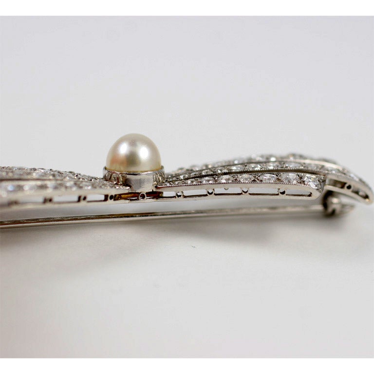 Art Deco Diamond Bow Pin by Boucheron Paris 3