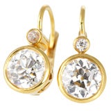 Old European cut earrings.