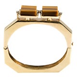 14K Gold and Tiger's Eye Bracelet