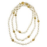 Chanel Pearl and Crystal Sautoir