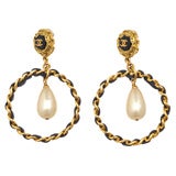 HIGHLY DESIRABLE CHANEL HOOP EARRINGS