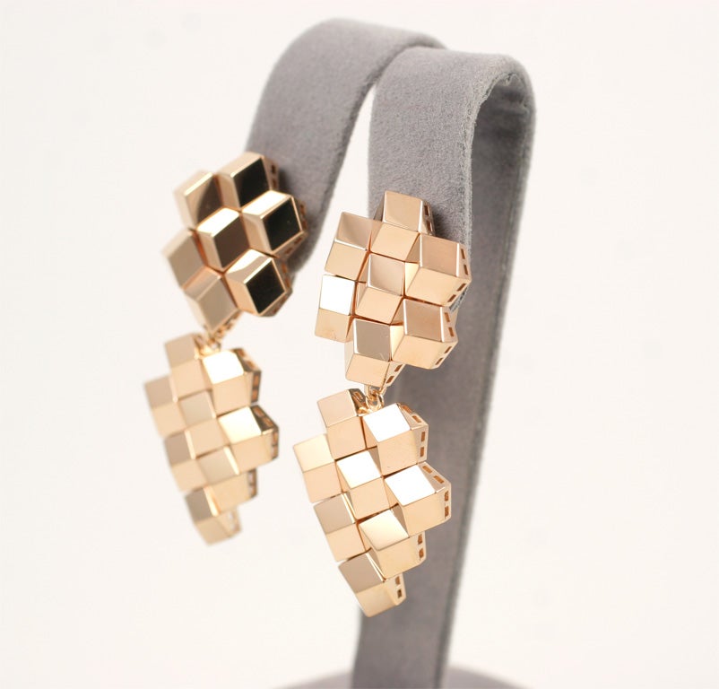 Rose Gold Brillante Earrings