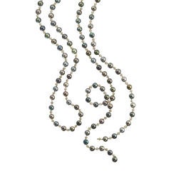 Natural Multicolored South Sea Pearl Necklace