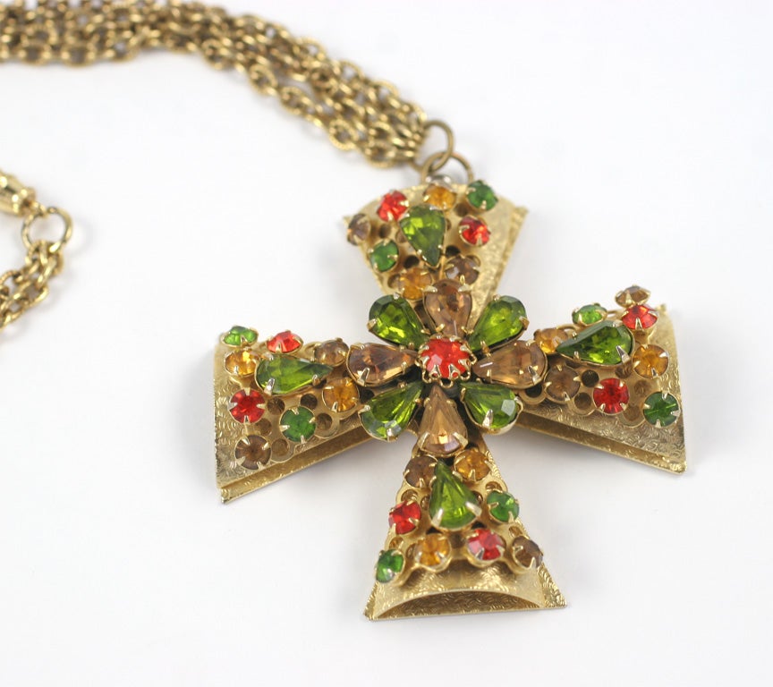 costume cross necklace