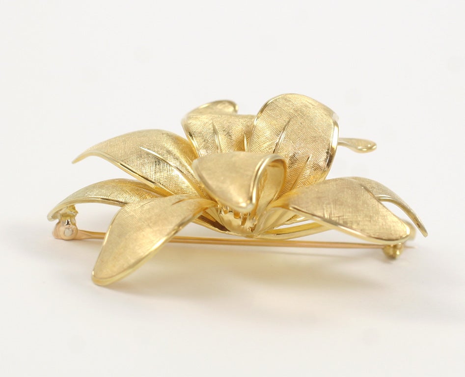 tiffany and co flower brooch