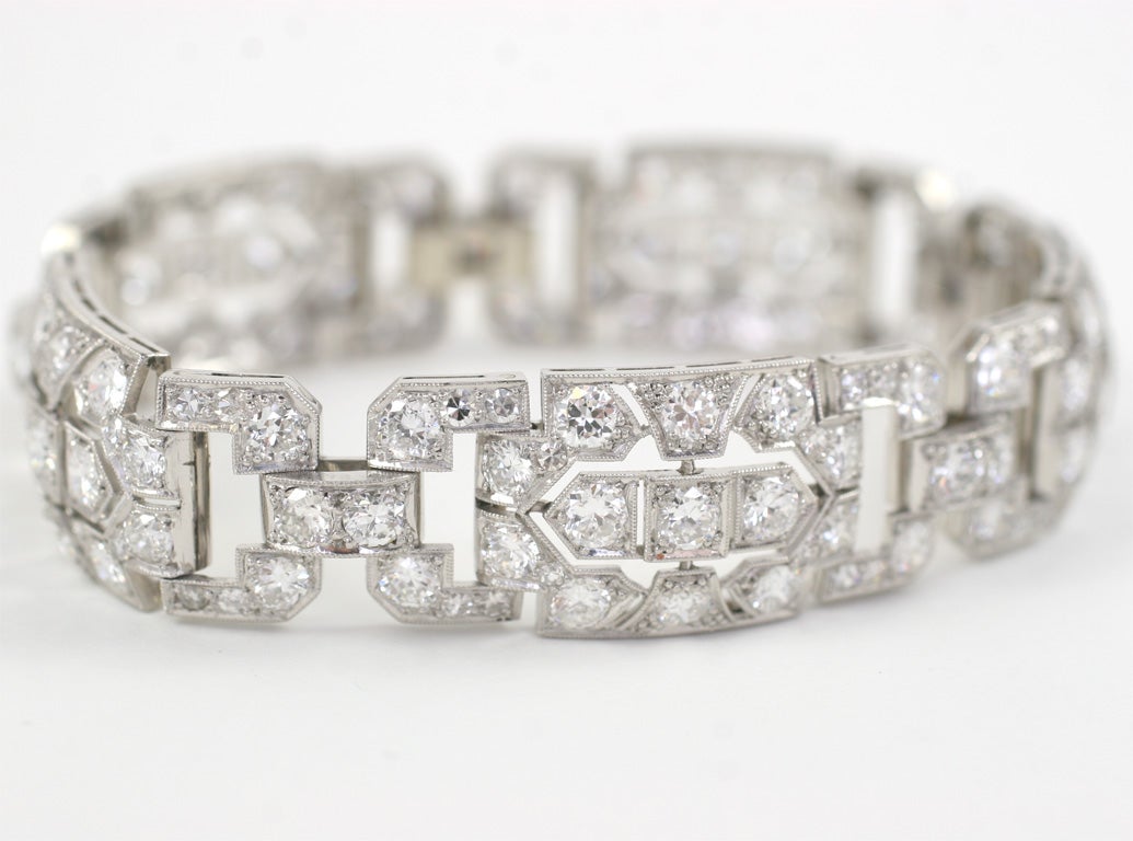 Art Deco  Diamond  Bracelet 1