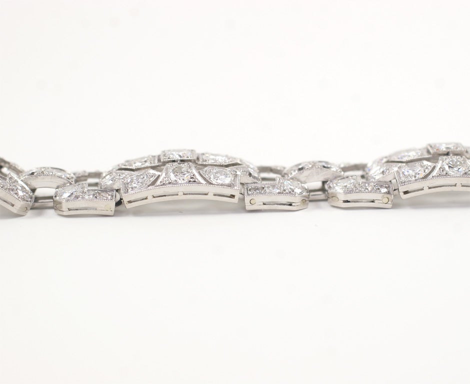 Art Deco  Diamond  Bracelet 3